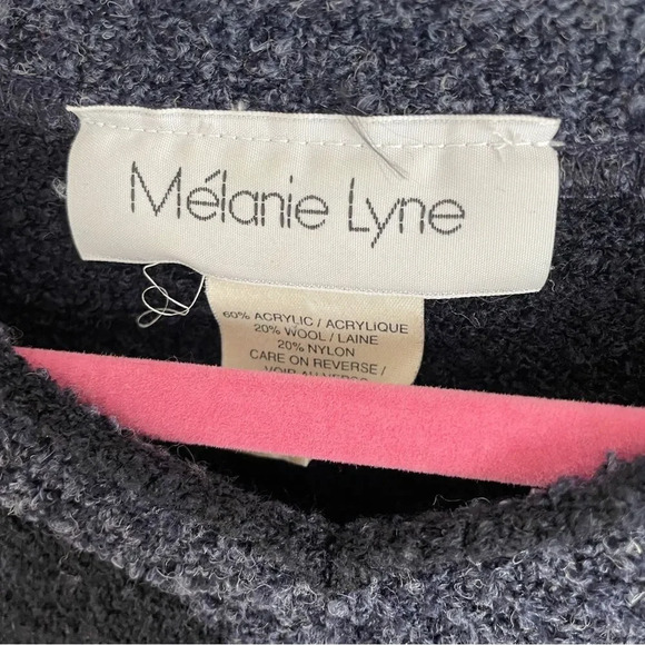 Vintage 90s‎ wool blend V neck  grandpa sweater M - Picture 4 of 8